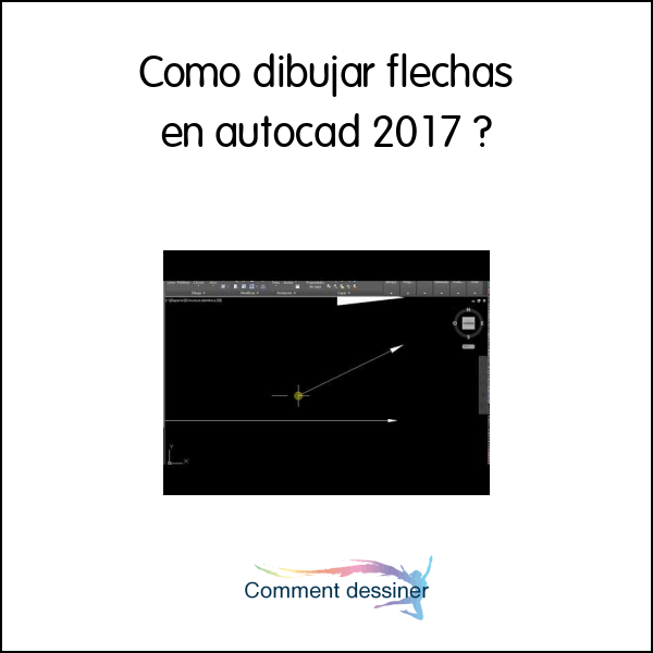 Como dibujar flechas en autocad 2017